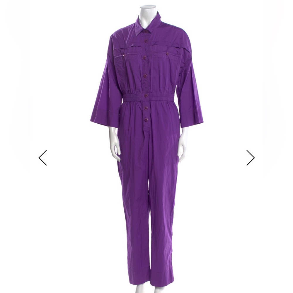 Sea New York Vibrant Purple Collared jumpsuit